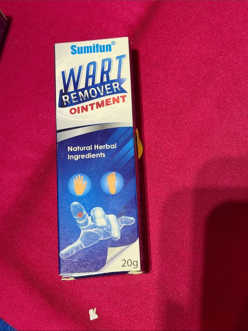 Source Unknown Sumifun Wart Remover Ointment - Blue, White